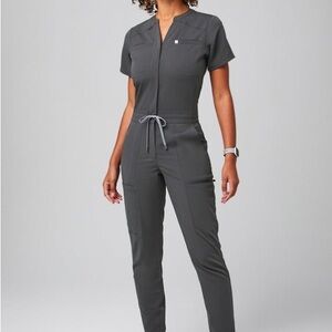 Fabletics Empower Scrub Jumpsuit XS gray